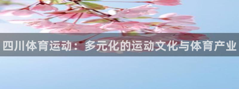 注册欧亿体育官方正版app：四川体育运动：多元化的运